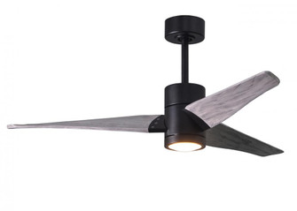 Super Janet - 52'' Ceiling Fan - Integrated LED - Matte Black Finish - Barn Wood Tone Blades (230|SJ-BK-BW-52)