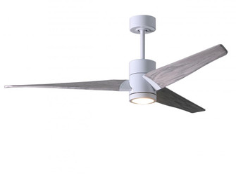 Super Janet - 52'' Ceiling Fan - Integrated LED - Gloss White Finish - Barn Wood Tone Blades (230|SJ-WH-BW-52)