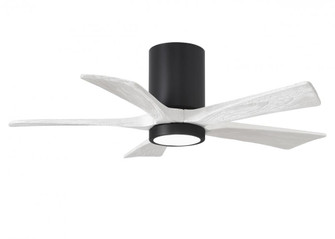 Irene-5HLK-42'' Five Blade Flush Mount Paddle Fan-5CCT Integrated LED-Matte Black Finish (230|IR5HLK-BK-MWH-42)