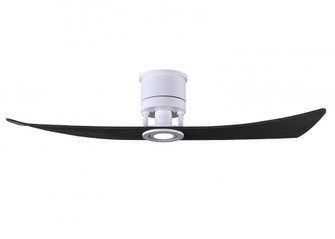 Lindsay - Ceiling Fan - Integrated LED - Matte White Finish - Matte Black Blades (230|LW-MWH-BK)
