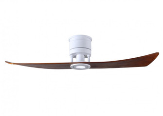 Lindsay - Ceiling Fan - Integrated LED - Matte White Finish - Walnut Tone Blades (230|LW-MWH-WA)