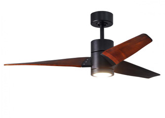 Super Janet - 52'' Ceiling Fan - Integrated LED - Matte Black Finish - Walnut Tone Blades (230|SJ-BK-WN-52)