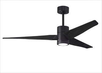 Super Janet - 60'' Ceiling Fan - Integrated LED - Matte Black Finish - Matte Black Blades (230|SJ-BK-BK-60)