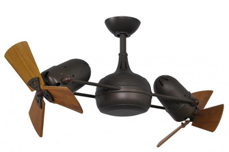 Dagny - Rotational Ceiling Fan - Textured Bronze Finish - Mahogany Tone Blades (230|DG-TB-WD)
