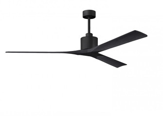 Nan XL - 72'' Ceiling Fan - Matte Black Finish - Matte Black Blades (230|NKXL-BK-BK-72)