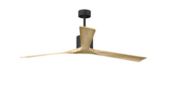 Nan XL - 72'' Ceiling Fan - Matte Black Finish - Light Maple Tone Blades (230|NKXL-BK-LM-72)