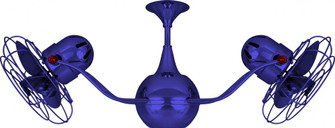 Vent Bettina - Rotational Ceiling Fan - Safira Finish - Metal Blades (230|VB-BLUE-MTL)