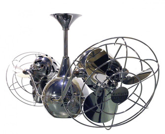 Vent Bettina - Rotational Ceiling Fan - Black Nickel Finish - Metal Blades (230|VB-BKN-MTL)