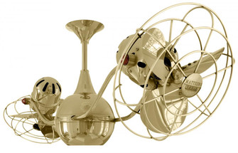 Vent Bettina - Rotational Ceiling Fan - Polished Brass Finish - Metal Blades (230|VB-PB-MTL)