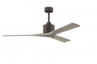 Nan - 60'' Ceiling Fan - Textured Bronze Finish - Gray Ash Tone Blades (230|NK-TB-GA-60)