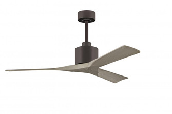 Nan - 52'' Ceiling Fan - Textured Bronze Finish - Gray Ash Tone Blades (230|NK-TB-GA-52)