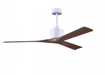 Nan - 60'' Ceiling Fan - Matte White Finish - Walnut Tone Blades (230|NK-MWH-WA-60)
