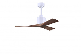 Nan - 42'' Ceiling Fan - Matte White Finish - Walnut Tone Blades (230|NK-MWH-WA-42)