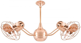 Vent Bettina - Rotational Ceiling Fan - Polished Copper Finish - Metal Blades (230|VB-CP-MTL)