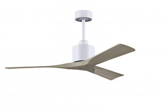 Nan - 52'' Ceiling Fan - Matte White Finish - Gray Ash Tone Blades (230|NK-MWH-GA-52)
