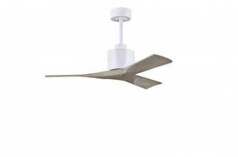 Nan - 42'' Ceiling Fan - Matte White Finish - Gray Ash Tone Blades (230|NK-MWH-GA-42)