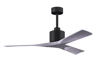 Nan - 52'' Ceiling Fan - Matte Black Finish - Barn Wood Tone Blades (230|NK-BK-BW-52)