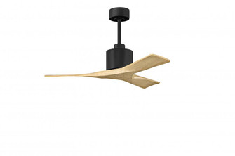 Nan - 42'' Ceiling Fan - Matte Black Finish - Light Maple Tone Blades (230|NK-BK-LM-42)