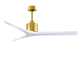 Mollywood - 60'' Ceiling Fan - Brushed Brass Finish - Matte White Blades (230|MW-BRBR-MWH-60)