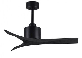 Mollywood - 42'' Ceiling Fan - Matte Black Finish - Matte Black Blades (230|MW-BK-BK-42)