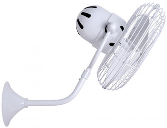 Michelle Parede - Directional Wall Fan - Gloss White Finish (230|MP-WH-MTL)