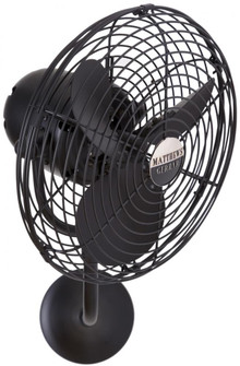 Michelle Parede - Directional Wall Fan - Matte Black Finish (230|MP-BK-MTL)
