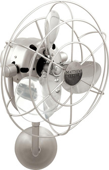 Michelle Parede - Directional Wall Fan (Interior) - Brushed Nickel Finish (230|MP-BN-MTL)
