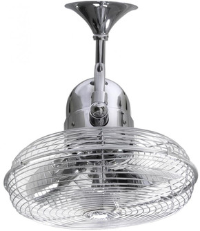 Kaye - Oscillating Wall Fan - Polished Chrome Finish - Metal Blades (230|KC-CR)