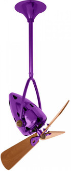 Jarold Direcional - Directional Ceiling Fan - Ametista Finish - Wood Blades (230|JD-LTPURPLE-WD)