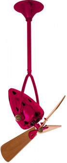 Jarold Direcional - Directional Ceiling Fan - Rubi Finish - Wood Blades (230|JD-RED-WD)