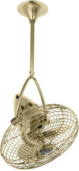 Jarold Direcional - Directional Ceiling Fan - Polished Brass Finish - Metal Blades (230|JD-PB-MTL)