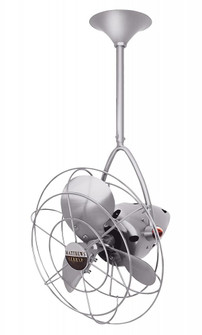 Jarold Direcional - Directional Ceiling Fan - Brushed Nickel Finish - Metal Blades (230|JD-BN-MTL-DAMP)