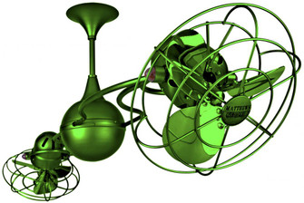 Italo Ventania - Rotational Ceiling Fan - Esmerelda Finish - Metal Blades (230|IV-GREEN-MTL)