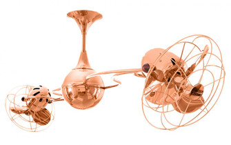 Italo Ventania - Rotational Ceiling Fan - Polished Copper Finish - Metal Blades (230|IV-CP-MTL)