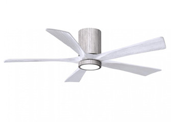 Irene-5HLK-52'' Five Blade Flush Mount Paddle Fan-5CCT Integrated LED-Barn Wood Tone Finish (230|IR5HLK-BW-MWH-52)
