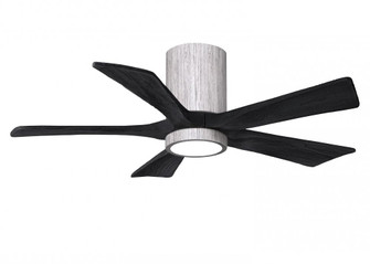 Irene-5HLK-42'' Five Blade Flush Mount Paddle Fan-5CCT Integrated LED-Barn Wood Tone Finish (230|IR5HLK-BW-BK-42)