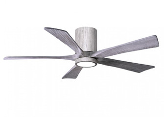 Irene-5HLK-52'' Five Blade Flush Mount Paddle Fan-5CCT Integrated LED-Barn Wood Tone Finish (230|IR5HLK-BW-BW-52)