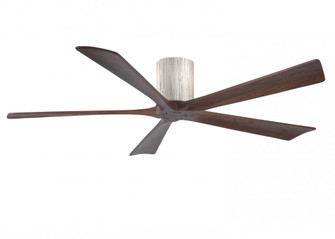 Irene-5H - 60'' Five Blade Flush Mount Paddle Fan - Barn Wood Tone Finish - Walnut Tone Blades (230|IR5H-BW-WA-60)