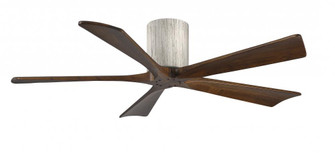 Irene-5H - 52'' Five Blade Flush Mount Paddle Fan - Barn Wood Tone Finish - Walnut Tone Blades (230|IR5H-BW-WA-52)