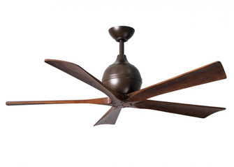 Irene-5 - 52'' Five Blade Paddle Fan - Textured Bronze Finish - Walnut Tone Blades (230|IR5-TB-WA-52)