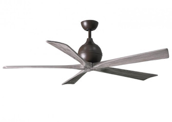 Irene-5 - 60'' Five Blade Paddle Fan - Textured Bronze Finish - Barn Wood Tone Blades (230|IR5-TB-BW-60)