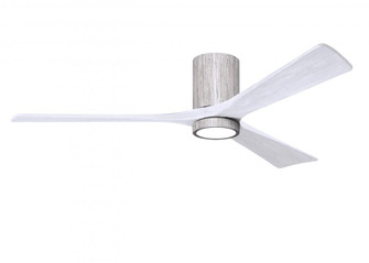 Irene-3HLK-60'' Three Blade Flush Mount Paddle Fan-5CCT Integrated LED-Barn Wood Tone Finish (230|IR3HLK-BW-MWH-60)