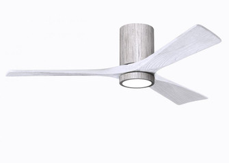 Irene-3HLK-52'' Three Blade Flush Mount Paddle Fan-5CCT Integrated LED-Barn Wood Tone Finish (230|IR3HLK-BW-MWH-52)
