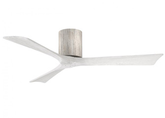 Irene-3H - Three Blade Flush Mount Paddle Fan - 52'' - Barn Wood Finish - Matte White Blades (230|IR3H-BW-MWH-52)