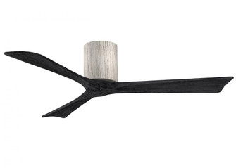 Irene-3H - Three Blade Flush Mount Paddle Fan - 52'' - Barn Wood Finish - Matte Black Blades (230|IR3H-BW-BK-52)