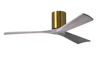 Irene - 3H - Brushed Brass - Barn Wood Tone Blades - 52'' Blades (230|IR3H-BRBR-BW-52)
