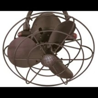 Metal Fan Head for Atlas Fans in Textured Bronze (230|AT-FH-MTL-TB)