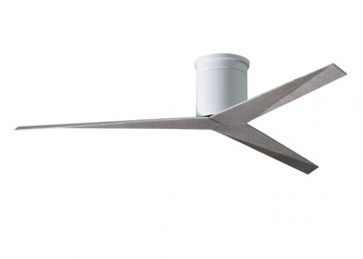 Eliza-H - Flush Mount Ceiling Fan - Gloss White Finish - Barn Wood Blades (230|EKH-WH-BW)