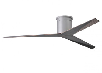 Eliza-H 3-blade ceiling mount paddle fan in Brushed Nickel finish with old oak ABS blades. (230|EKH-BN-OO)