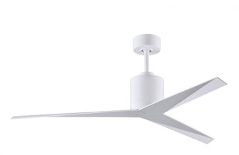 Eliza 3-blade paddle fan in Gloss White finish with gloss white all-weather ABS blades. Optimized (230|EK-WH-WH)